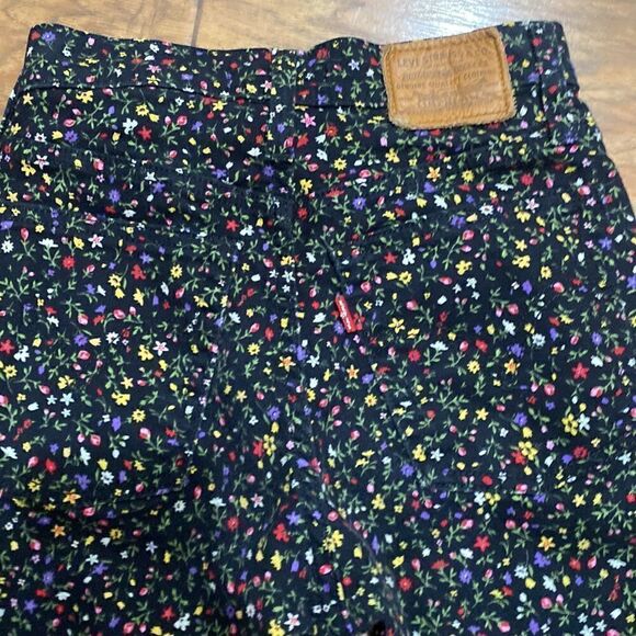 Levi's Premium FLORAL WEDGIE STRAIGHT FIT WOMEN'S JEANS - Picture 12 of 13